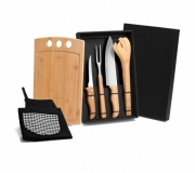   Brinde kit churrasco 6 peças personalizado