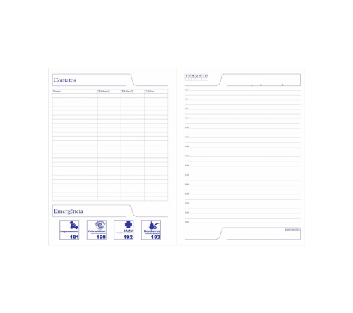 Brinde caderno grande personalizado FBCP-0314L