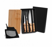   Brinde kit churrasco 6 peças personalizado