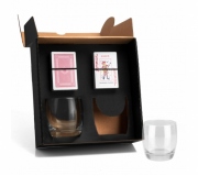 Brinde kit Whisky com baralho personalizado   Brinde kit Whisky com baralho personalizado