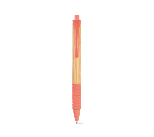Brinde caneta em bambu personalizada