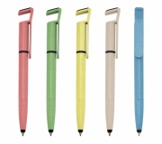   Brinde caneta fibra de bambu touch personalizada - FBCT-00708T