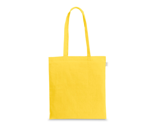 Sacola em 70% algodão reciclado e 30% poliéster reciclado (150 g/m²) 380 x 420 mm
