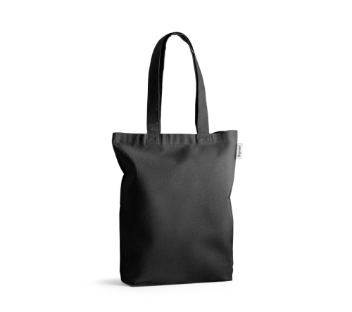 Sacola em 50% algodão, 30% algodão reciclado e 20% poliéster reciclado (220 g/m²)