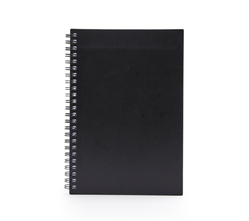 Brinde caderno A5 capa plástica personalizado