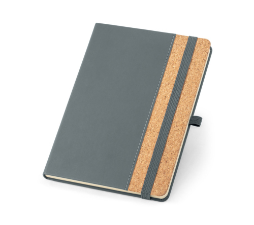 Bloco moleskine em em cortiça e PU, 140 x 210 mm