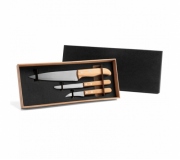   Brinde kit churrasco 3 peças personalizado 