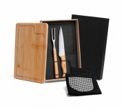   Brinde kit churrasco 4 peças personalizado
