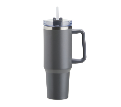 Caneca térmica 1,2l com canudo.