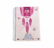   Brinde agenda personalizada capa em tecido pet - FBAG-00892