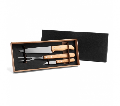 Brinde kit churrasco 3 peças personalizado