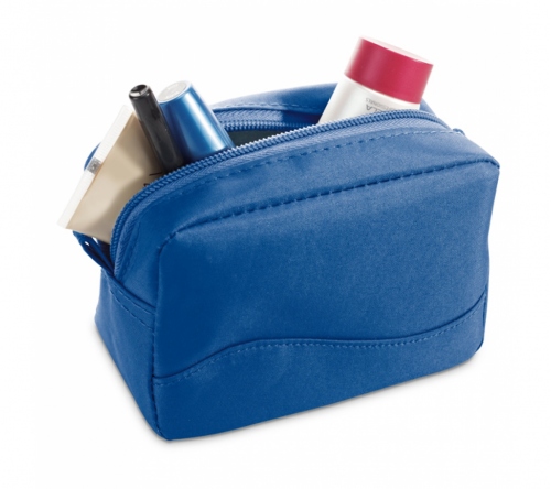 Brinde necessaire em microfibra 130 x 90 x 65 mm