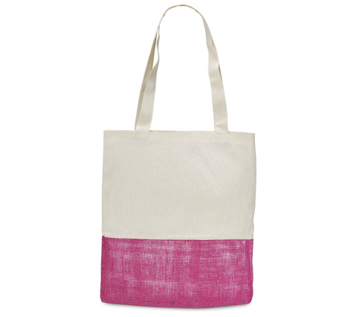 Brinde sacola de algodão com juta personalizada