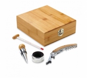 Cozinha e afins Kit vinho personalizado Brinde kit vinho 5 peças personalizado FBKT-94190