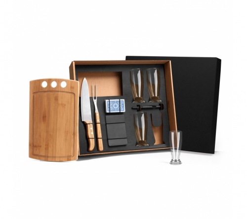 Brinde kit churrasco 10 peças personalizado