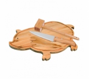   Brinde kit churrasco 4 peças personalizado