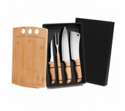   Brinde kit churrasco 5 peças personalizado
