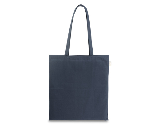 Sacola em 70% algodão reciclado e 30% poliéster reciclado (150 g/m²) 380 x 420 mm