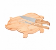   Brinde kit churrasco 3 peças personalizado