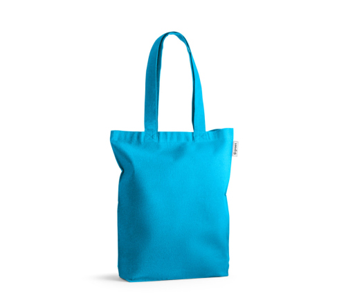 Sacola em 50% algodão, 30% algodão reciclado e 20% poliéster reciclado (220 g/m²)