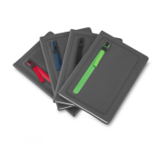   Brinde caderno executivo personalizado FBCP-00110