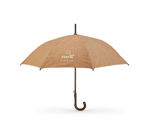 Brinde guarda chuva em cortiça personalizado