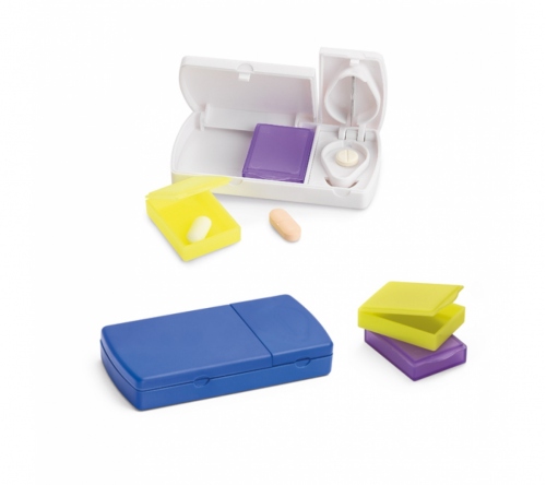 Brinde porta comprimido com cortante personalizado FBCP-943007