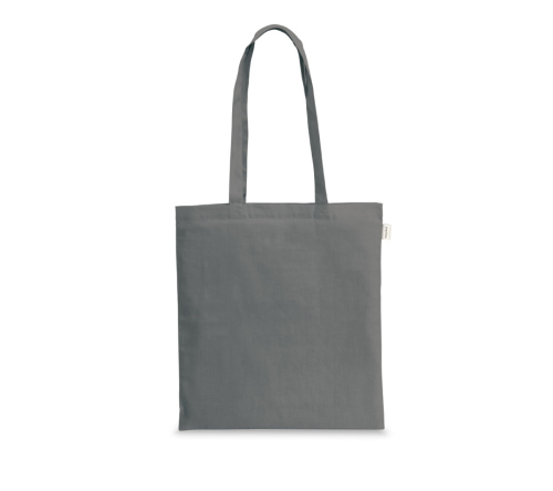 Sacola em 70% algodão reciclado e 30% poliéster reciclado (150 g/m²) 380 x 420 mm