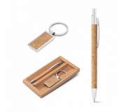 Brinde kit porta caneta e chaveiro cortiço personalizado   Brinde kit porta caneta e chaveiro cortiço personalizado