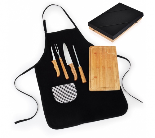 Brinde kit churrasco 6 peças personalizado