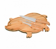   Brinde kit churrasco 4 peças personalizada