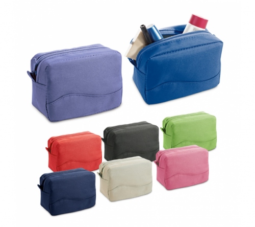 Brinde necessaire em microfibra 130 x 90 x 65 mm