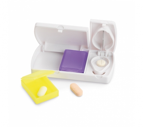 Brinde porta comprimido com cortante personalizado FBCP-943007