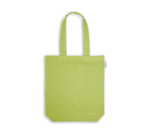 Sacola em 50% algodão, 30% algodão reciclado e 20% poliéster reciclado (220 g/m²)