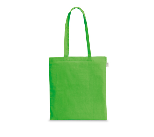 Sacola em 70% algodão reciclado e 30% poliéster reciclado (150 g/m²) 380 x 420 mm