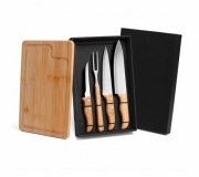   Brinde kit churrasco 5 peças personalizado