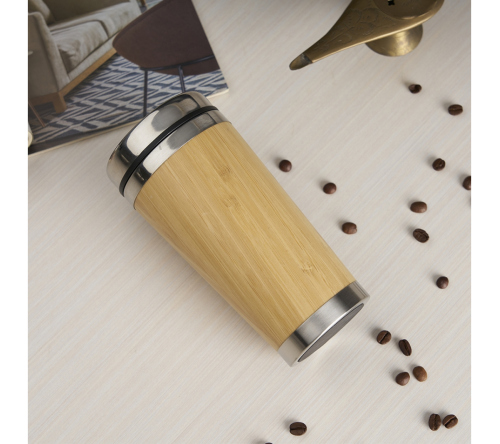 Brinde copo em bambu personalizado
