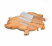   Brinde kit churrasco 5 peças personalizada