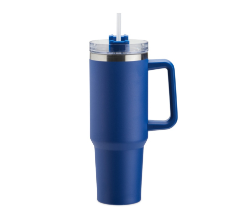 Caneca térmica 1,2l com canudo.