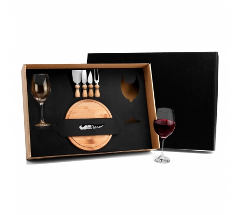 Brinde kit queijo 8 peças personalizado