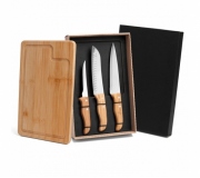   Brinde kit churrasco 4 peças personalizado