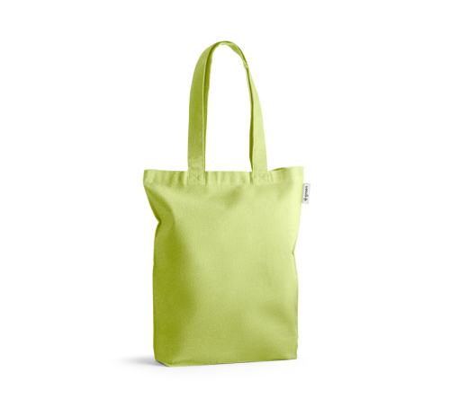 Sacola em 50% algodão, 30% algodão reciclado e 20% poliéster reciclado (220 g/m²)