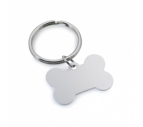 Brinde chaveiro alumínio osso personalizado