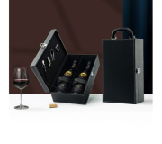 Brindes kit vinho para 2 garrafas personalizado   Brindes kit vinho para 2 garrafas personalizado