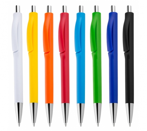 Brinde caneta plástica personalizada - FBCP-01056