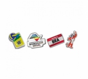 Diversos Botton e pin personalizado Pin de metal recortado em formato especial 2,5 cm - FBPP-02010