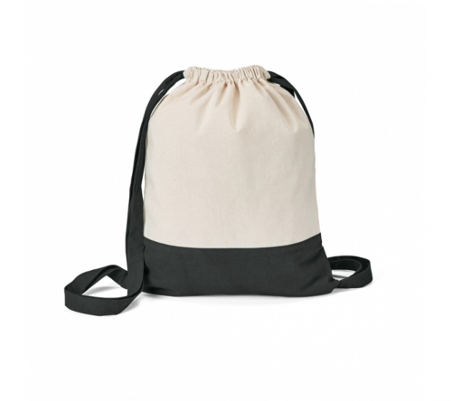 Brinde mochila tipo saco em algodão personalizada 