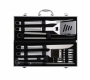   Brinde kit churrasco personalizado 18 peças - FBKC-14015