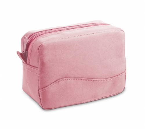 Brinde necessaire em microfibra 130 x 90 x 65 mm