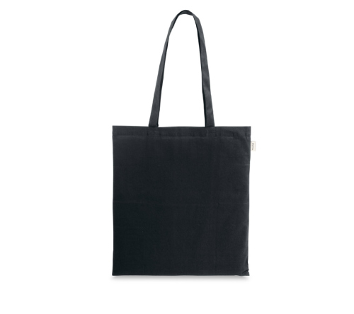 Sacola em 70% algodão reciclado e 30% poliéster reciclado (150 g/m²) 380 x 420 mm
